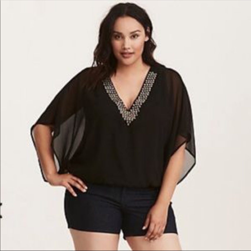 Torrid embellished top